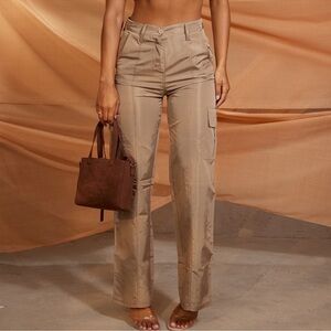 PLT Mocha Lightweight Pocket Cargo Pants - BNWT